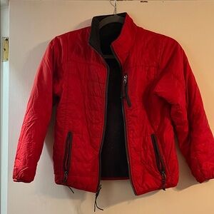 L.L. Bean Kids Red Puffer Jacket